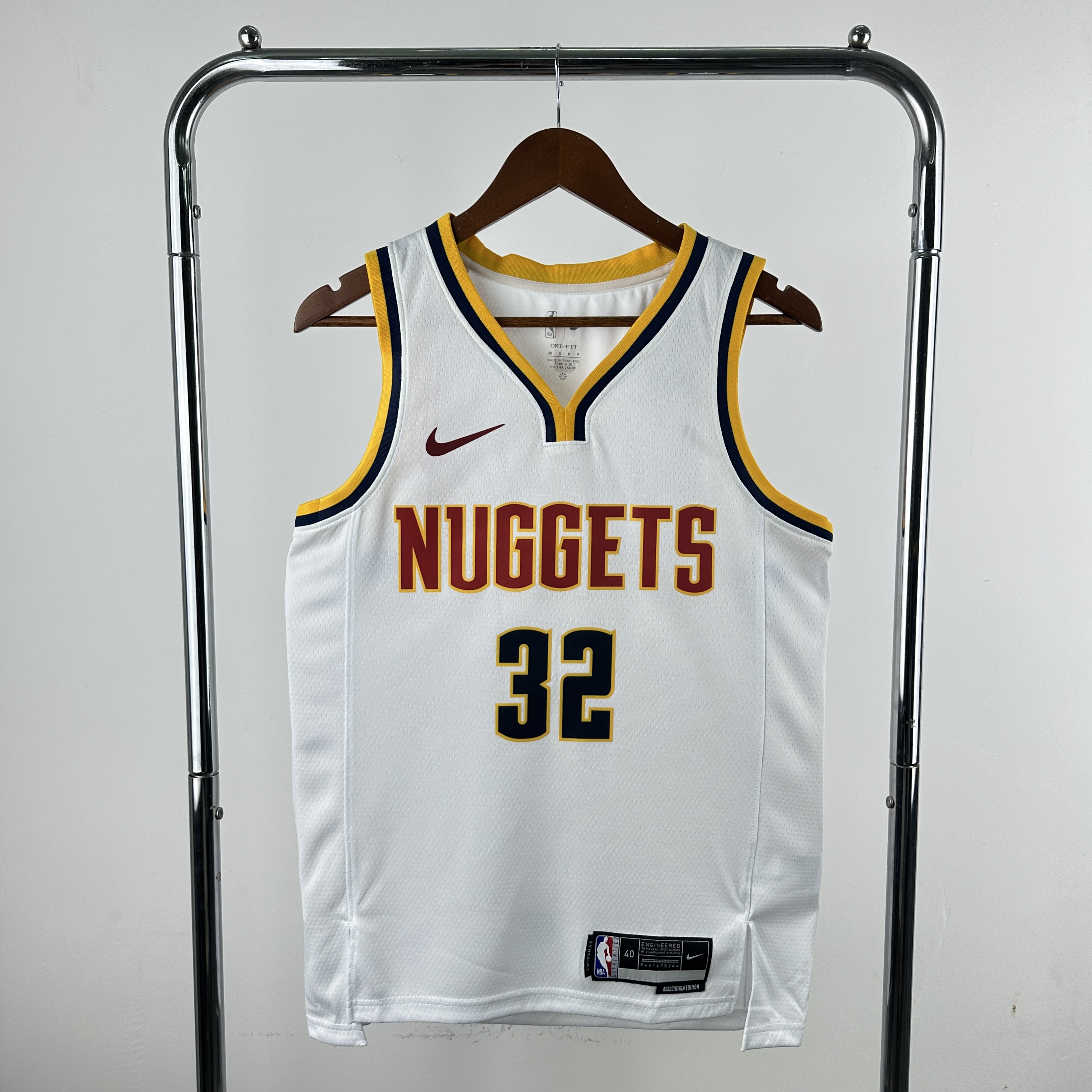 Men NBA denver nuggets #32 Gordon white 2025 jersey